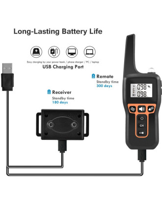 1000m Electric Pet Dog Training Collar Waterproof Rechargeable with two collars 1000m Electric Pet Dog Training Collar Waterproof Rechargeable with two collars