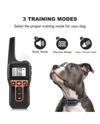 1000m Electric Pet Dog Training Collar Waterproof Rechargeable with two collars 1000m Electric Pet Dog Training Collar Waterproof Rechargeable with two collars