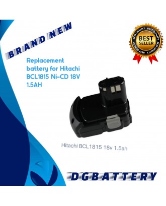 Hitachi BCL1815 New Replacement Battery 18V 1.5AH