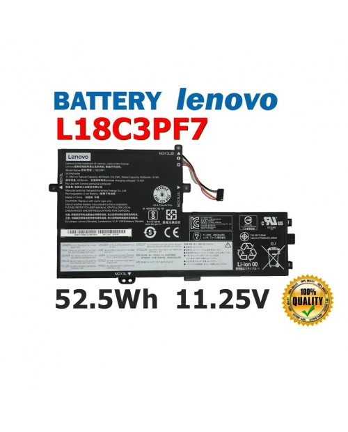 Replacement Battery For Lenovo IdeaPad S340 / C340 Series – 11.34V, 52.5WH, Li-Ion, 3-Cell