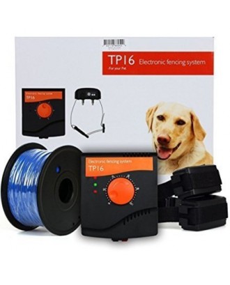 TP16 In-Ground Electronic Dog Fencing Containment System with 2 Fence Collars