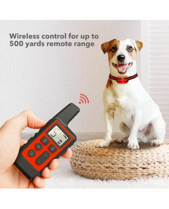 Dog Training Two Collars Waterproof with Remote Range 1640ft 3 Modes Dog Training Two Collars Waterproof with Remote Range 1640ft 3 Modes