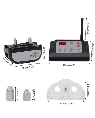 2 in 1 Wireless Electronic Pet Dog Fence System &Training Collar with 2 Collars 2 in 1 Wireless Electronic Pet Dog Fence System &Training Collar with 2 Collars