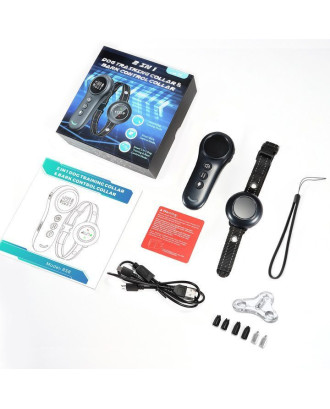 2 In 1 Remote Dog Training Collar Automatic Bark Stop Collar IP67 Waterproof